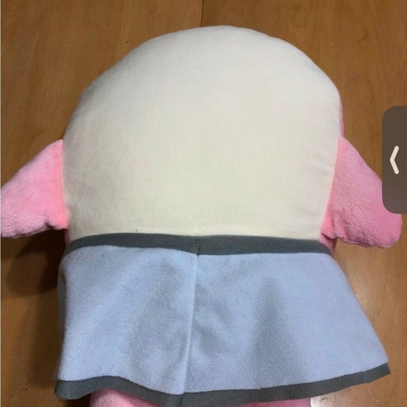 San-x Mamegoma 16” Plush Pink Beni Goma Maid Dress Plush Round One - Picture 4 of 8